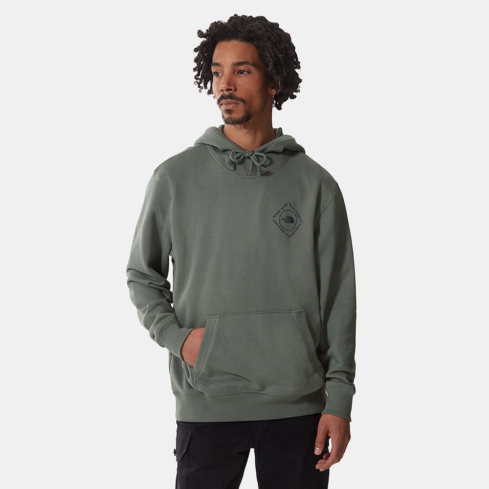 The North Face Hoodie Mens Australia - The North Face Himalayan Bottle Source Green (CTN-843071)